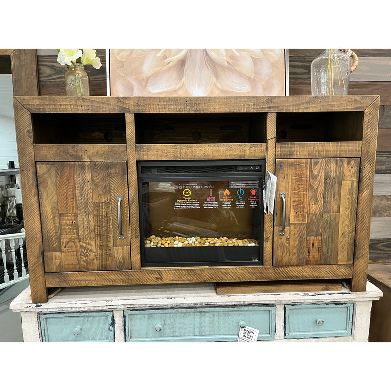 Sommerford tv stand on sale with fireplace