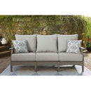 Ashley Visola Outdoor Sofa with Cushion-Washburn's Home Furnishings