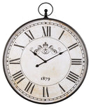 Augustina - Antique Black - Wall Clock-Washburn's Home Furnishings