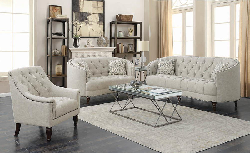 Avonlea - Loveseat - Beige-Washburn's Home Furnishings