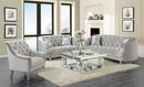 Avonlea - Sloped Arm Tufted Chair - Light Grey-Washburn's Home Furnishings