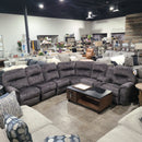 BEST RECLINING SECTIONAL in MINK-Washburn's Home Furnishings