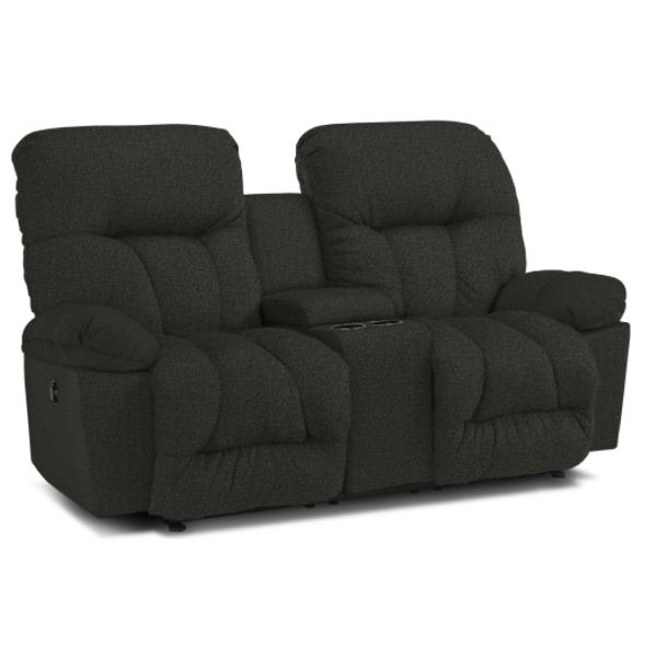 BEST ROCKING CONSOLE LOVESEAT in Midnight-Washburn's Home Furnishings
