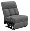 Bahrain - Armless Power Recliner - Gray-Washburn's Home Furnishings