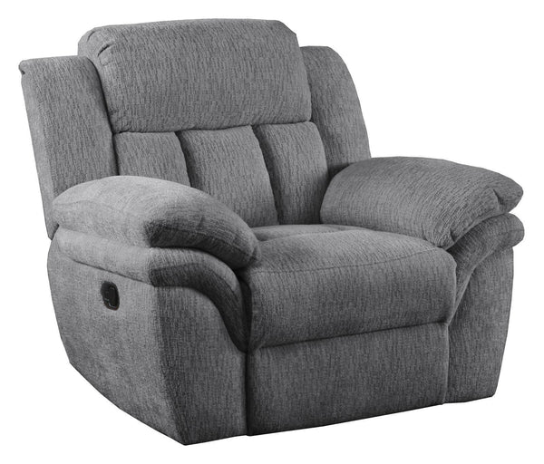 Bahrain - Upholstered Power Glider Recliner - Gray-Washburn's Home Furnishings