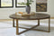 Balintmore - Brown/gold Finish - Round Cocktail Table-Washburn's Home Furnishings