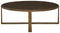 Balintmore - Brown/gold Finish - Round Cocktail Table-Washburn's Home Furnishings