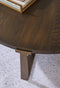 Balintmore - Brown/gold Finish - Round Cocktail Table-Washburn's Home Furnishings