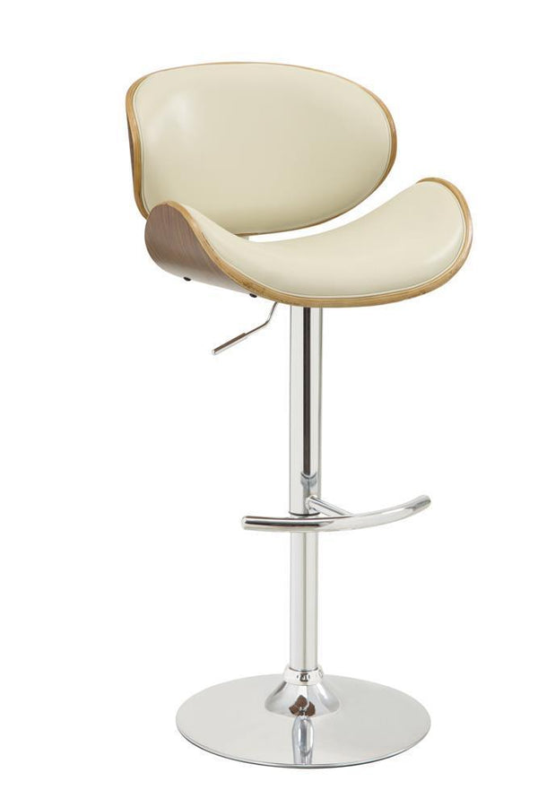 Bar Stools: Height Adjustable - Beige-Washburn's Home Furnishings