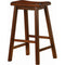 Bar Stools: Wood Fixed Height - Wooden Bar Stools Chestnut-Washburn's Home Furnishings