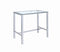 Bar Table With Glass Top - Pearl Silver-Washburn's Home Furnishings