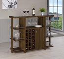 Bar Unit With Wine Bottle Storage - Brown-Washburn's Home Furnishings