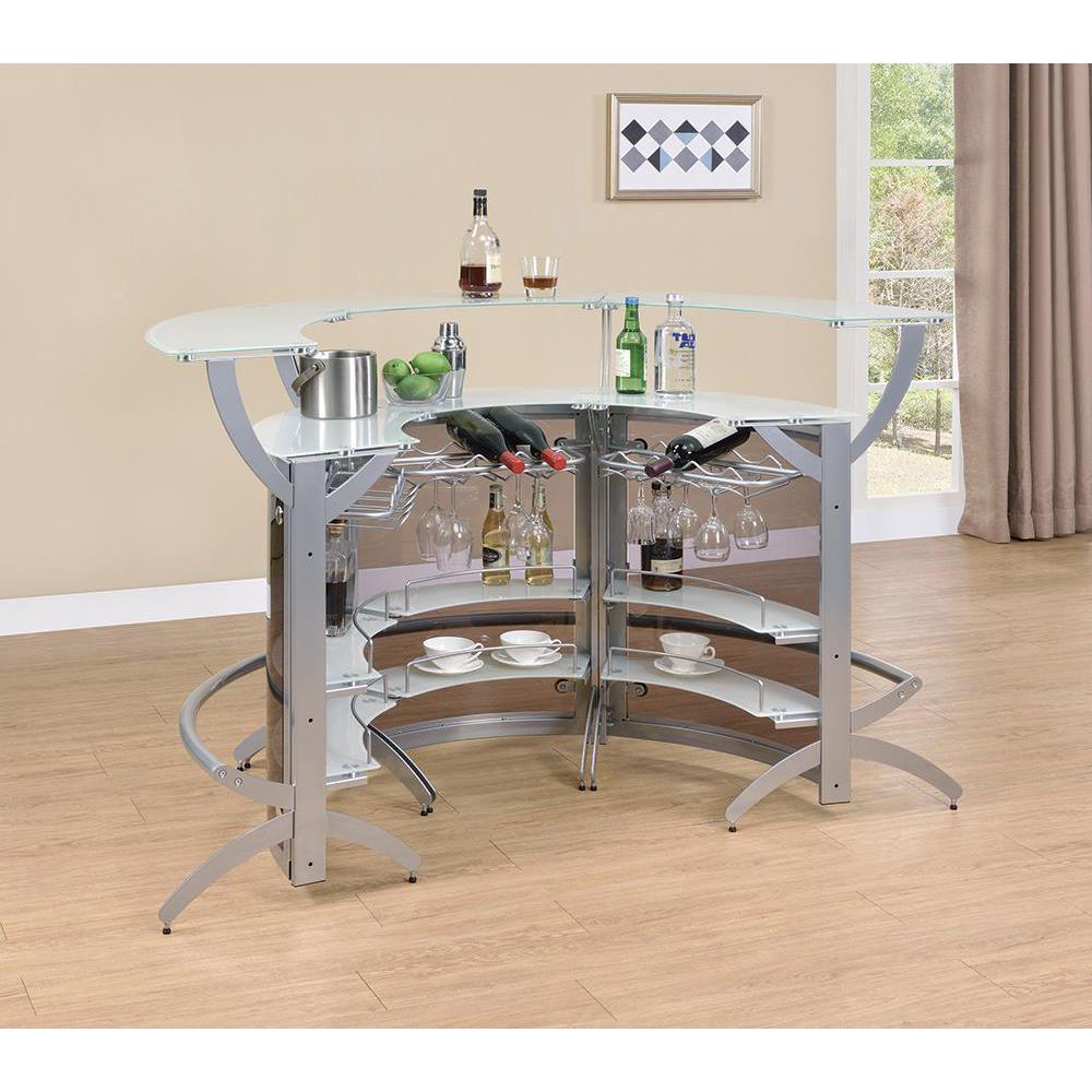 Bar Units: Contemporary - 3 Pc Bar Unit Set – Washburn's Home Furnishings