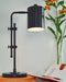 Baronvale - Black - Metal Desk Lamp (1/cn)-Washburn's Home Furnishings
