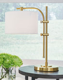 Baronvale - Brass Finish - Metal Accent Lamp (1/cn)-Washburn's Home Furnishings