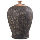 Barric - Antique Black - Jar - Large-Washburn's Home Furnishings