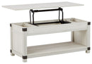 Bayflynn - Whitewash - Rect Lift Top Cocktail Table-Washburn's Home Furnishings