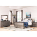 Bayzor - Gray - Full Sleigh Bed-Washburn's Home Furnishings