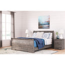 Bayzor - Gray - Queen Sleigh Bed-Washburn's Home Furnishings