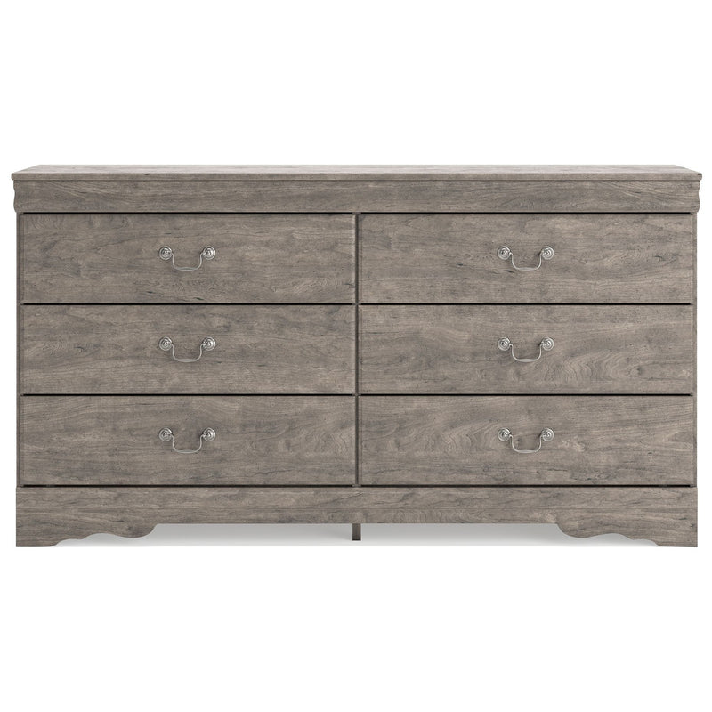 Bayzor - Gray - Six Drawer Dresser-Washburn's Home Furnishings