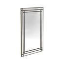 Beaded Trim Mirror Silver-Washburn's Home Furnishings