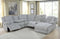 Belize - 6 Pc Power Sectional - Grey-Washburn's Home Furnishings