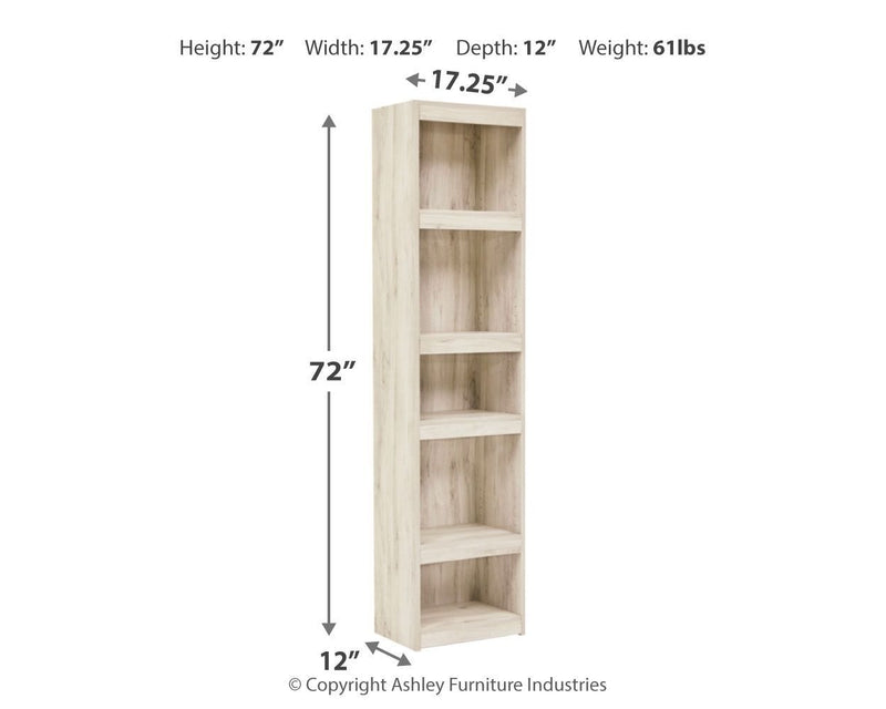 Bellaby - Whitewash - Pier - 4-shelves-Washburn's Home Furnishings