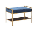 Bench - Blue-Washburn's Home Furnishings