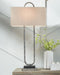 Bennish - Antique Silver Finish - Metal Table Lamp (1/cn)-Washburn's Home Furnishings