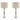 Bernadate - Whitewash - Poly Table Lamp (2/cn)-Washburn's Home Furnishings
