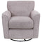 Best Kaylee Swivel Glide Chair in Platinum-Washburn's Home Furnishings