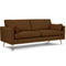 Best Stationary Sofa with Pillows in Rust-Washburn's Home Furnishings