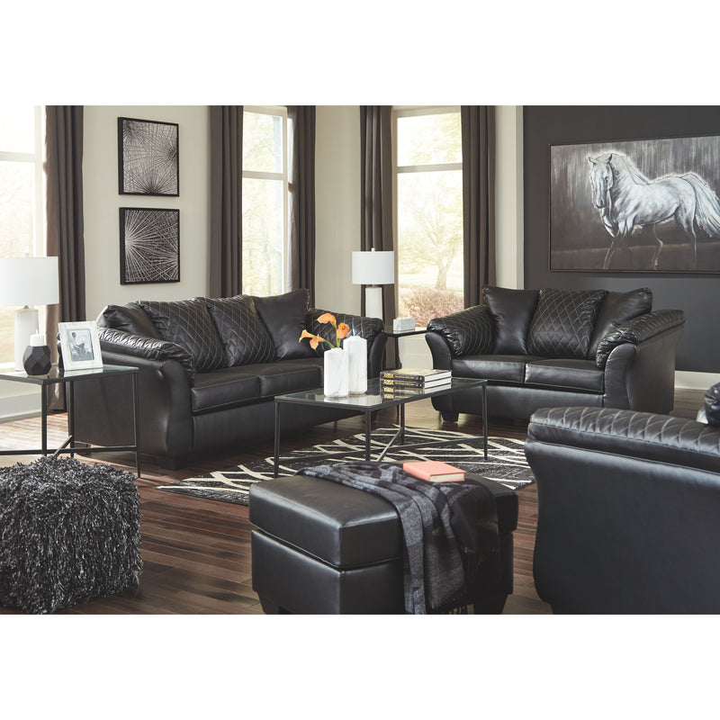 Betrillo - Black - 2 Pc. - Chair With Ottoman-Washburn's Home Furnishings