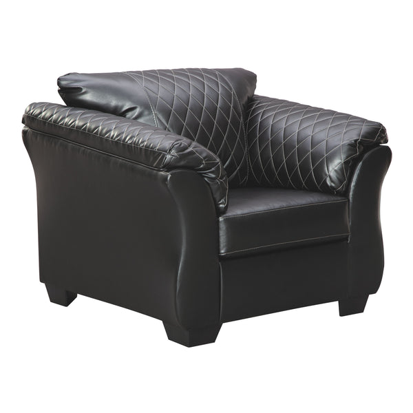 Betrillo - Black - Chair-Washburn's Home Furnishings