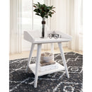 Blariden - White - Accent Table-Washburn's Home Furnishings