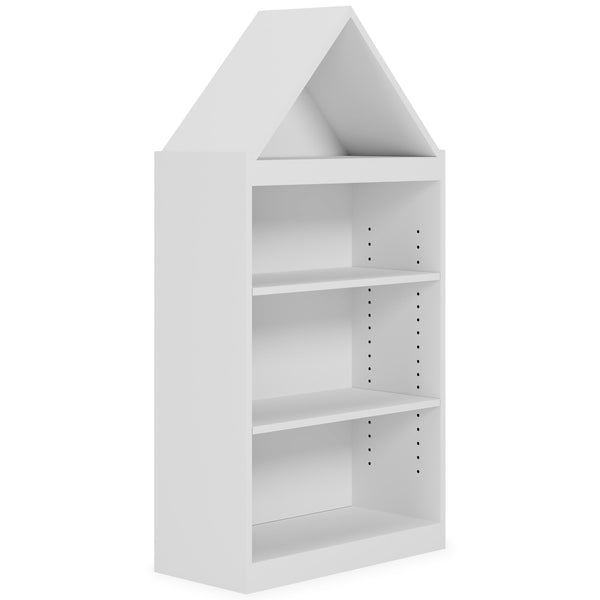 Blariden - White - Bookcase-Washburn's Home Furnishings