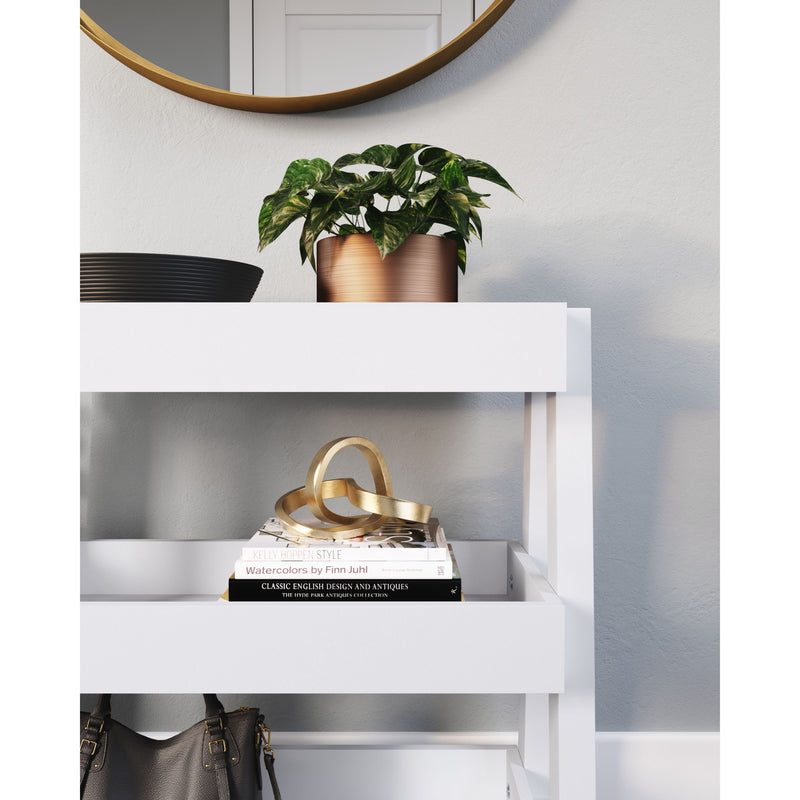 Blariden - White - Shelf Accent Table-Washburn's Home Furnishings