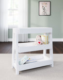 Blariden - White - Shelf Accent Table-Washburn's Home Furnishings