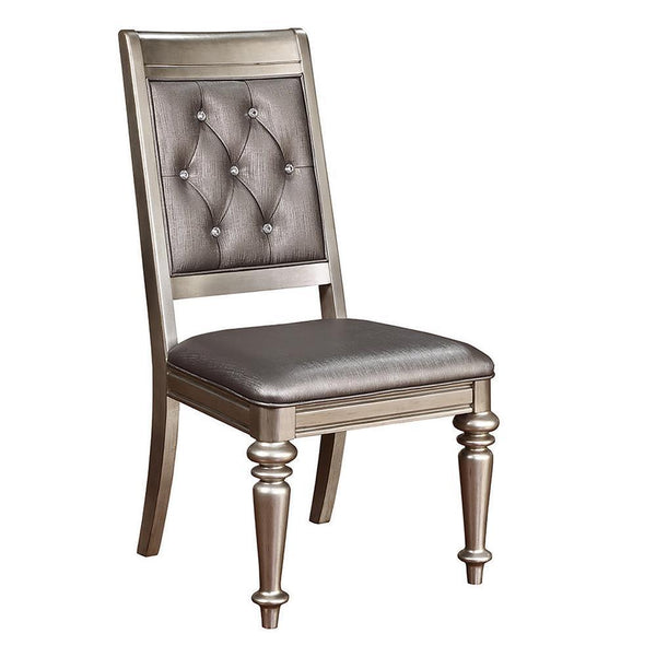 Bling Game Collection - Side Chair - Silver-Washburn's Home Furnishings