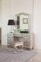 Bling Game Collection - Vanity Stool - Silver-Washburn's Home Furnishings