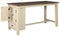 Bolanburg - Brown / Beige - Rect Dining Room Counter Height Table-Washburn's Home Furnishings