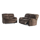 Bolzano - Coffee - Reclining Loveseat-Washburn's Home Furnishings