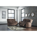 Bolzano - Coffee - Reclining Loveseat-Washburn's Home Furnishings