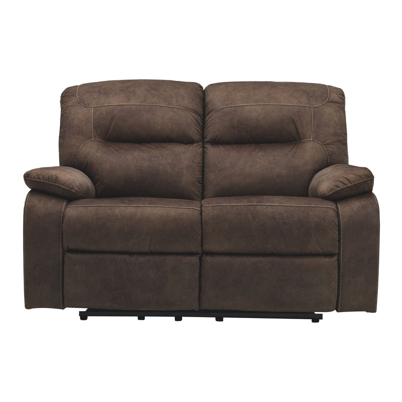 Bolzano - Coffee - Reclining Loveseat-Washburn's Home Furnishings