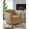 Bradney - Honey - Swivel Accent Chair-Washburn's Home Furnishings