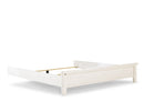 Braunter - Aged White - Ck Panel Footboard W/rails-Washburn's Home Furnishings