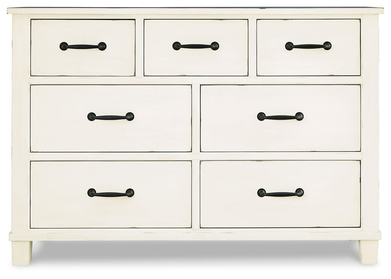 Braunter - Aged White - Dresser-Washburn's Home Furnishings
