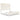 Braunter - Aged White - King Panel Bed-Washburn's Home Furnishings