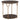Brazburn - Dark Brown / Gold Finish - Round End Table-Washburn's Home Furnishings