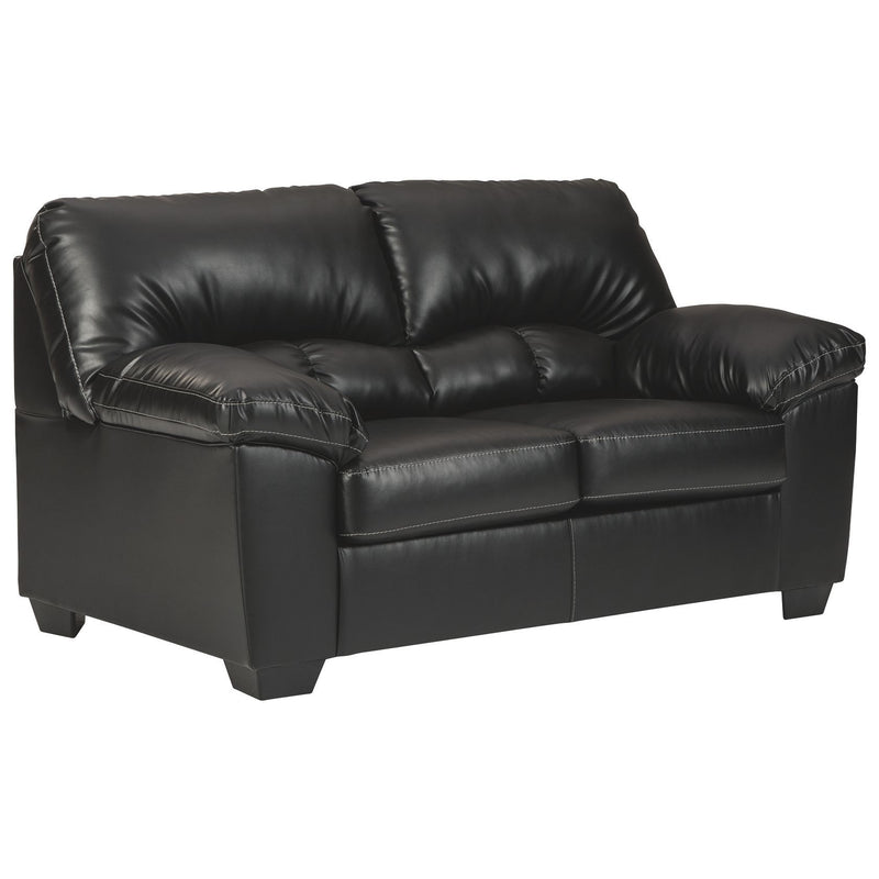 Brazoria - Black - Loveseat-Washburn's Home Furnishings